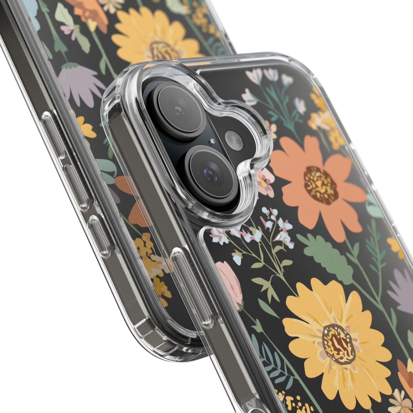 Floral Clear Phone Cases - Stylish Protection, Ideal Gift for Her, Spring/Summer Decor, Nature Lover Accessory, Trendy Phone Accessories