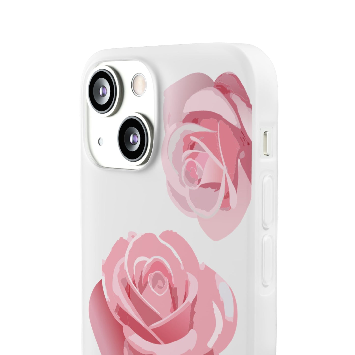 Romantic Rose Flexi Case - Floral Design, Perfect for Nature Lovers