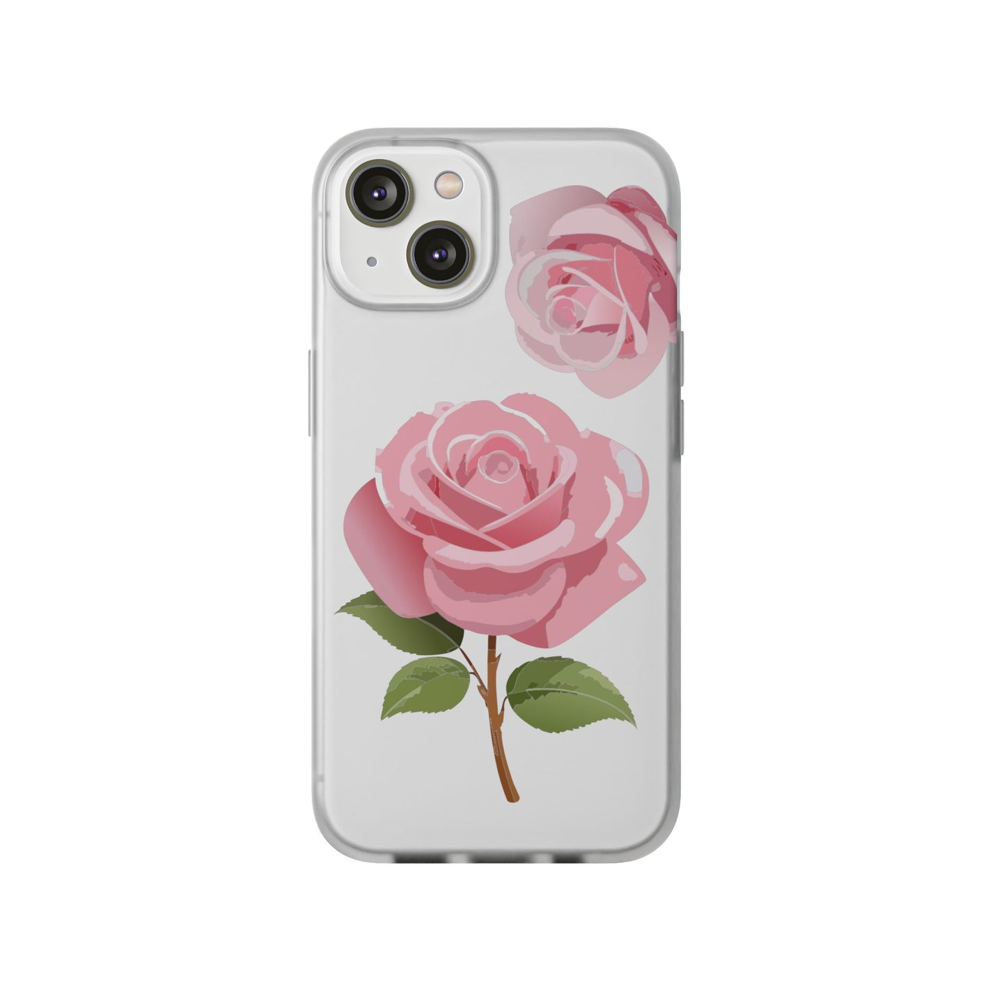 Romantic Rose Flexi Case - Floral Design, Perfect for Nature Lovers