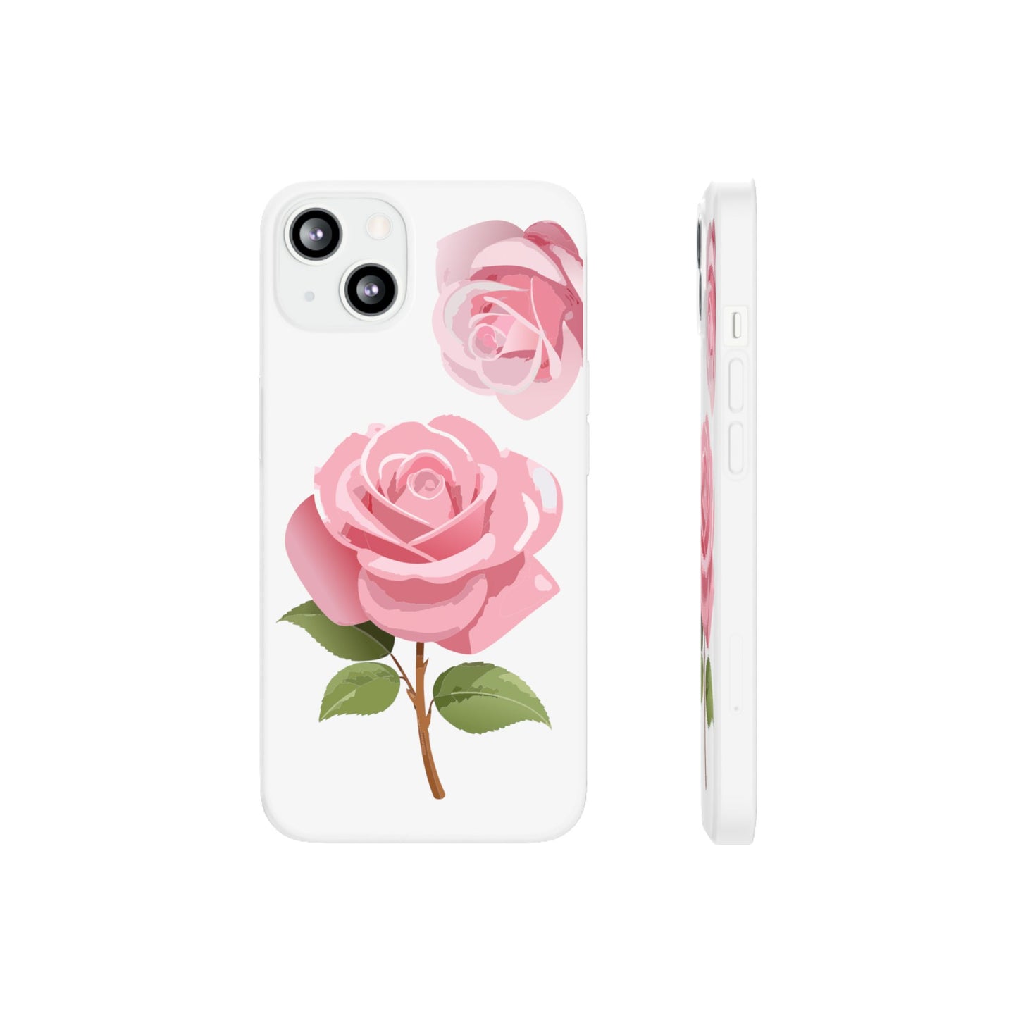 Romantic Rose Flexi Case - Floral Design, Perfect for Nature Lovers