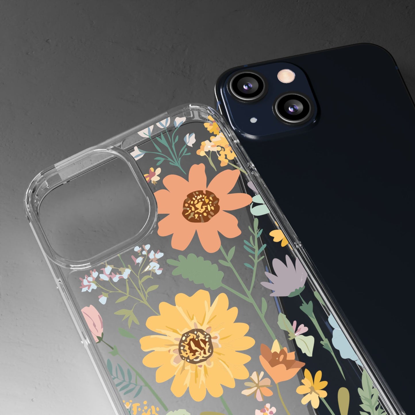 Floral Clear Phone Cases - Stylish Protection, Ideal Gift for Her, Spring/Summer Decor, Nature Lover Accessory, Trendy Phone Accessories