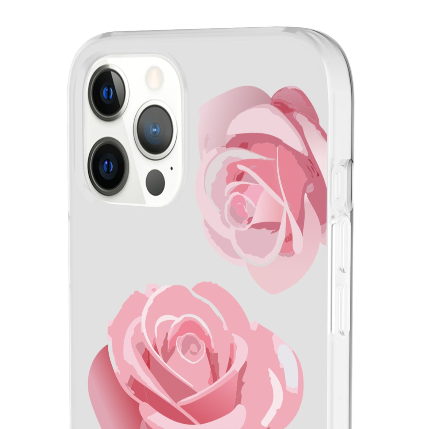 Romantic Rose Flexi Case - Floral Design, Perfect for Nature Lovers