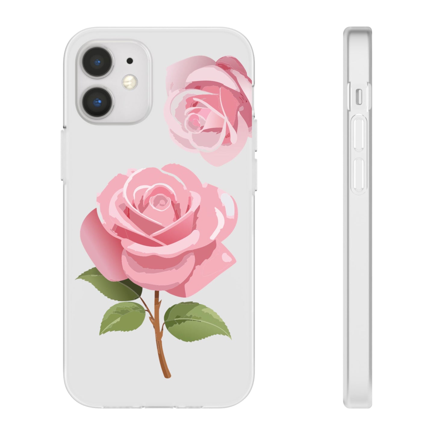 Romantic Rose Flexi Case - Floral Design, Perfect for Nature Lovers