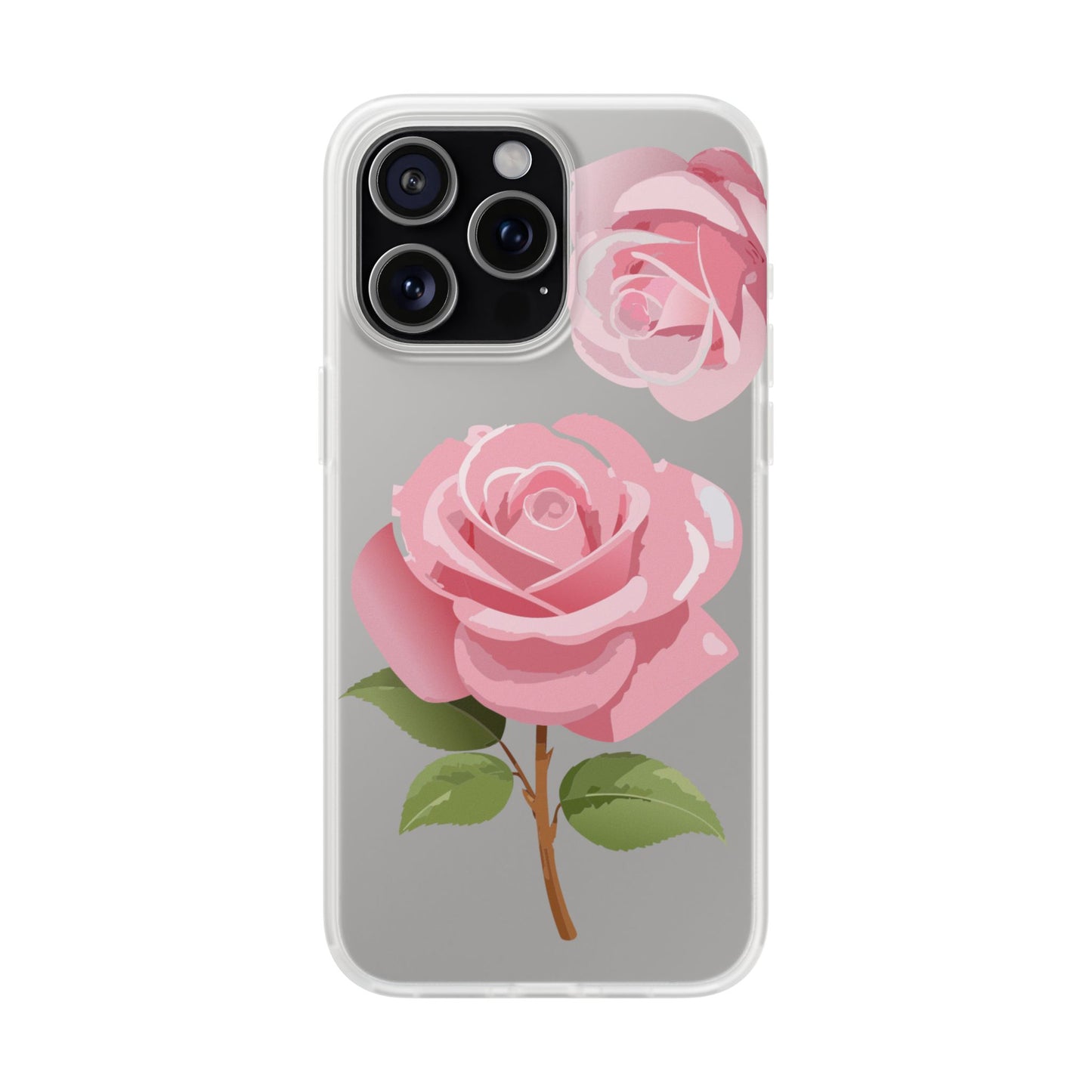 Romantic Rose Flexi Case - Floral Design, Perfect for Nature Lovers