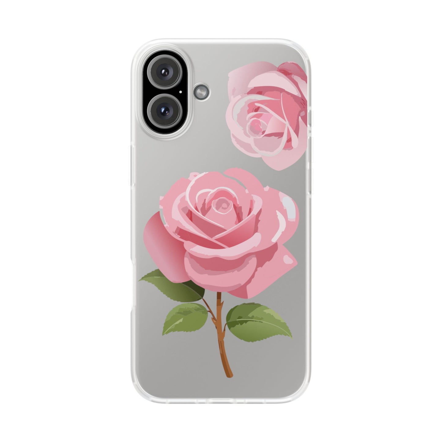 Romantic Rose Flexi Case - Floral Design, Perfect for Nature Lovers