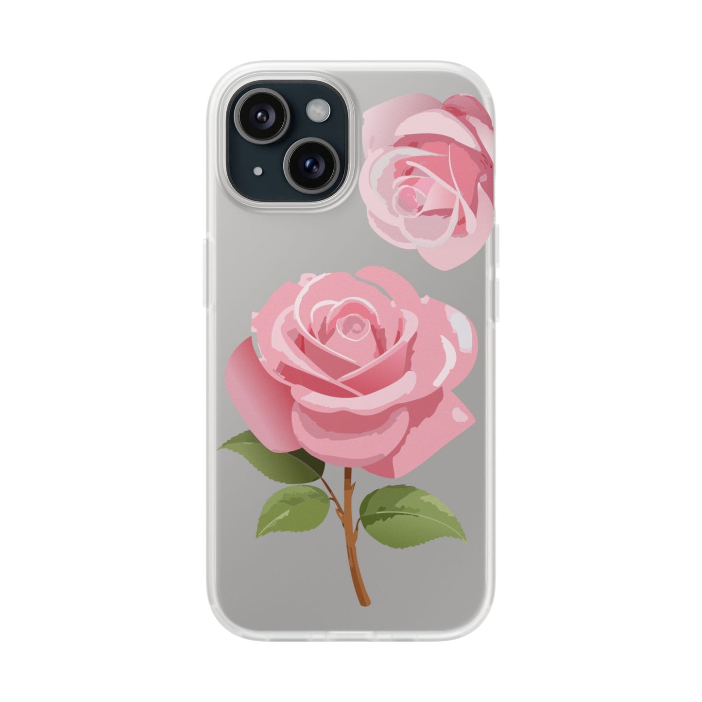 Romantic Rose Flexi Case - Floral Design, Perfect for Nature Lovers