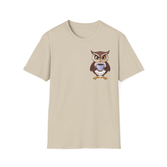 Humorous Owl Unisex Softstyle T-Shirt