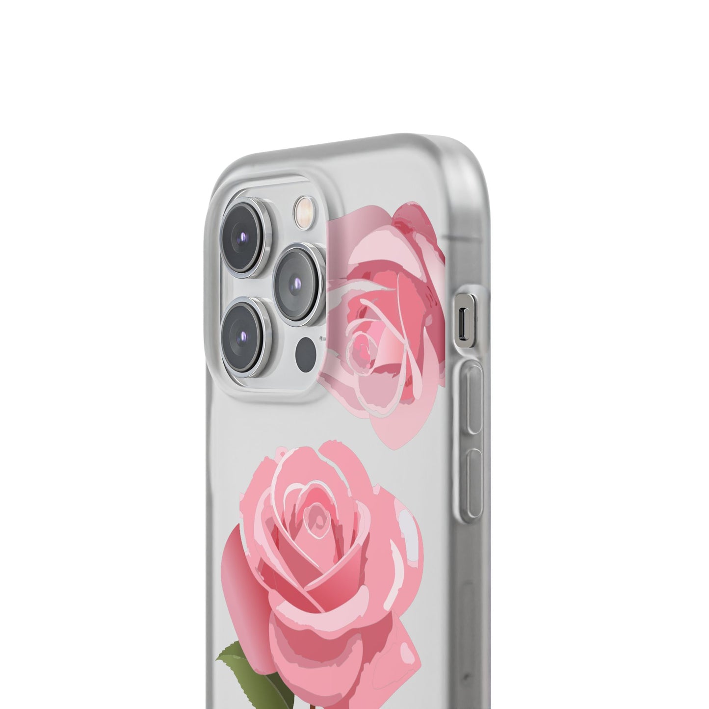 Romantic Rose Flexi Case - Floral Design, Perfect for Nature Lovers