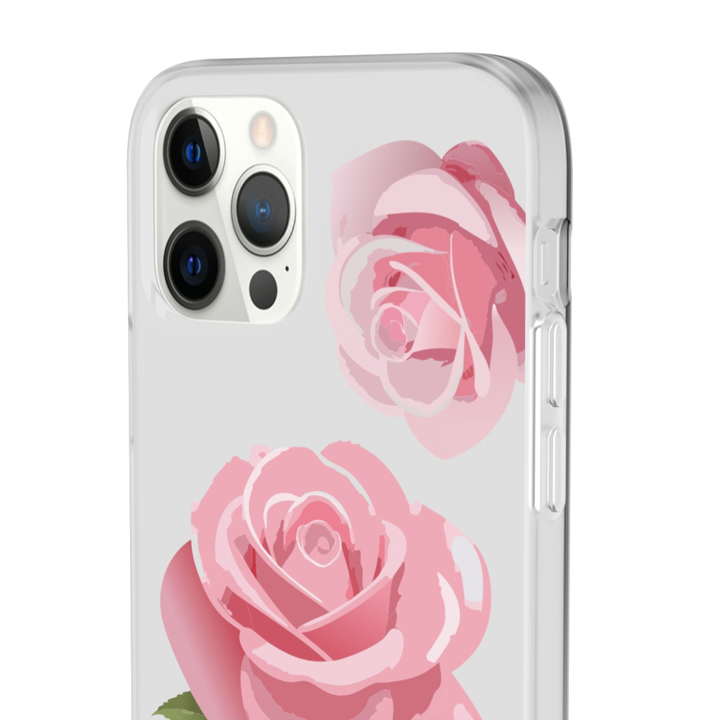 Romantic Rose Flexi Case - Floral Design, Perfect for Nature Lovers