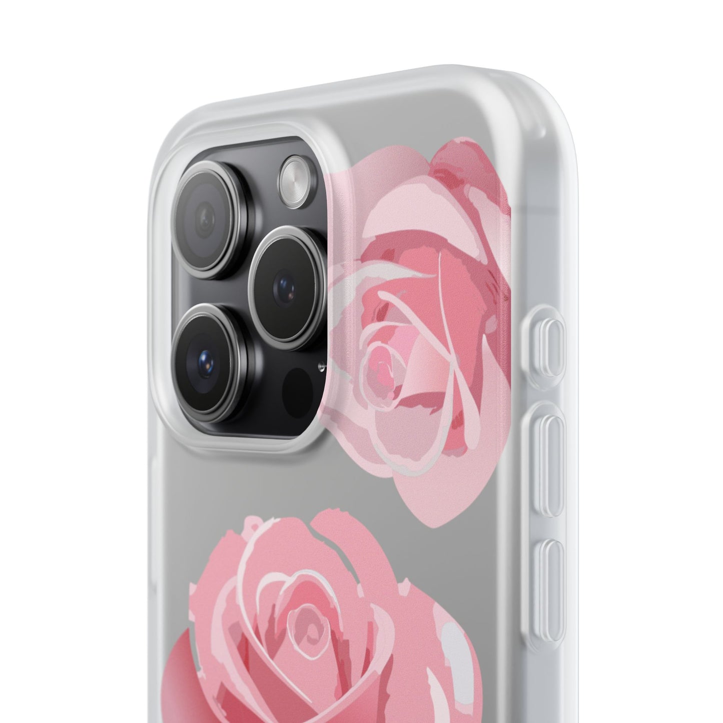 Romantic Rose Flexi Case - Floral Design, Perfect for Nature Lovers