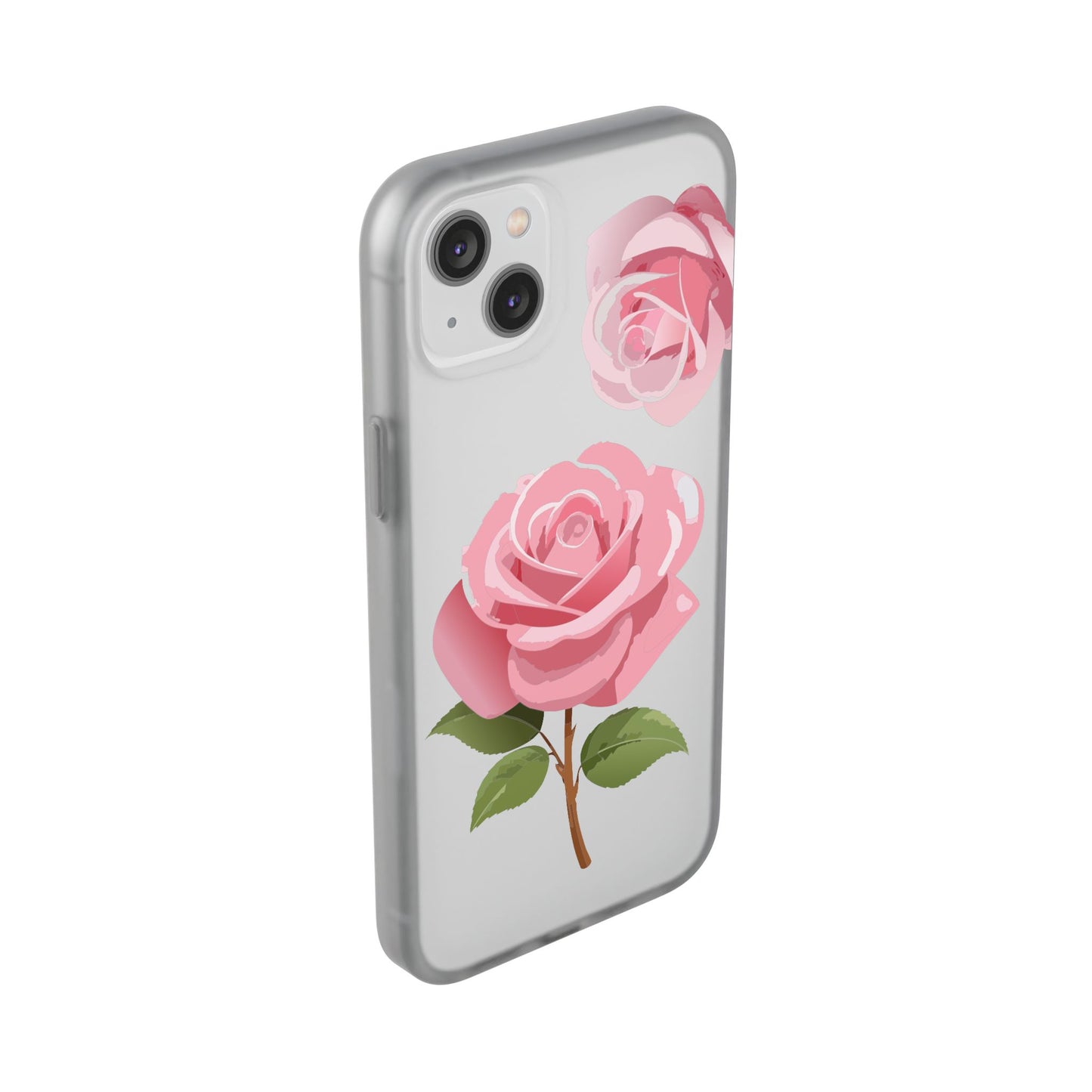 Romantic Rose Flexi Case - Floral Design, Perfect for Nature Lovers